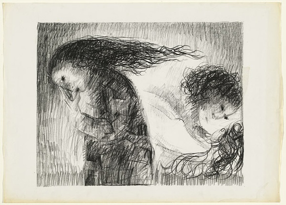 Artist: b'BOYD, Arthur' | Title: b'St Francis when young turning aside.' | Date: (1965) | Technique: b'lithograph, printed in black ink, from one plate; additions in pencil' | Copyright: b'Reproduced with permission of Bundanon Trust' Artist: b'BOYD, Arthur' | Title: b'St Francis when young turning aside.' | Date: (1965) | Technique: b'lithograph, printed in black ink, from one plate; additions in pencil' | Copyright: b'Reproduced with permission of Bundanon Trust'