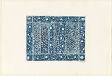 Artist: Austral, Nola. | Title: Jilamarra design | Date: 1999, November | Technique: etching, line-etching, sugar lift, and aquatint, printed in black ink, from one zinc plate