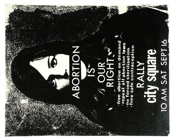 Artist: b'Speirs, Andrew.' | Title: b'Abortion is our right ... Rally City Square' | Date: (1979 | Technique: b'screenprint' Artist: b'Speirs, Andrew.' | Title: b'Abortion is our right ... Rally City Square' | Date: (1979 | Technique: b'screenprint'
