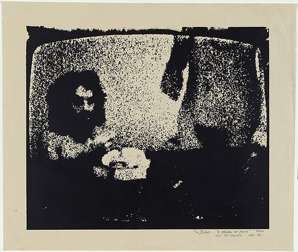 Artist: b'Burns, Tim.' | Title: b'A Change of Plans' | Date: 1973 | Technique: b'screenprint, printed in colour, from multiple stencils' Artist: b'Burns, Tim.' | Title: b'A Change of Plans' | Date: 1973 | Technique: b'screenprint, printed in colour, from multiple stencils'