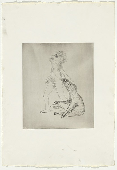 Artist: b'BOYD, Arthur' | Title: b'Colour blind.' | Date: 1970 | Technique: b'etching, printed in black ink, from one plate' | Copyright: b'Reproduced with permission of Bundanon Trust' Artist: b'BOYD, Arthur' | Title: b'Colour blind.' | Date: 1970 | Technique: b'etching, printed in black ink, from one plate' | Copyright: b'Reproduced with permission of Bundanon Trust'