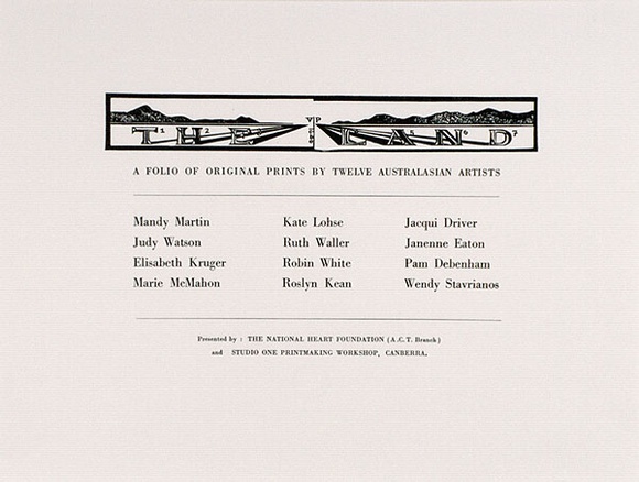 Artist: b'VARIOUS ARTISTS' | Title: b'The Land.' | Date: 1992