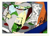 Artist: b'Latimer, Bruce.' | Title: b'Making a Montage - some Sydney styles' | Date: 1976 | Technique: b'screenprint, printed in colour, from multiple stencils' | Copyright: b'\xc2\xa9 Bruce Latimer'
