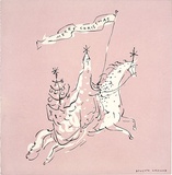 Artist: Annand, Douglas. | Title: Christmas card for B. Clifford Ellis, Cyclax Australia. | Date: c.1955 | Technique: lithograph, printed in colour, from multiple plates | Copyright: © A.M. Annand