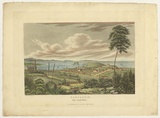 Artist: b'Lycett, Joseph.' | Title: b'Newcastle, New South Wales' | Date: 1824 | Technique: b'etching and aquatint, printed in black ink, from one copper plate; hand- coloured'