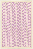 Artist: WORSTEAD, Paul | Title: Sports wiggle | Date: 1981 | Technique: screenprint, printed in purple ink, from one stencil | Copyright: This work appears on screen courtesy of the artist
