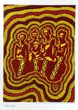 Artist: Lends, Merilee. | Title: not titled | Date: 1988 | Technique: screenprint, printed in colour, from process colour, plates plus black