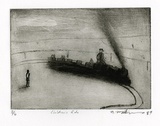 Artist: McKenna, Noel. | Title: Children's ride | Date: 1989 | Technique: etching, printed in black ink with plate-tone, from one plate | Copyright: © Noel McKenna