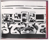 Title: Derailed | Date: 2003 | Technique: stencil, printed in black aerosol paint, from one stencil