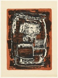 Artist: KING, Grahame | Title: not titled I | Date: 1962 | Technique: lithograph, printed in colour, from two stones [or plates]