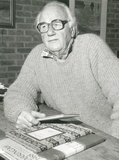 Artist: b'Heath, Gregory.' | Title: b'Portrait of Roderick Shaw, Australian printer and publisher, 1990' | Date: 1990