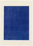 Artist: Nixon, John. | Title: Self-portrait I (Non-objective composition) | Date: 1988 | Technique: woodcut, printed in purple ink, from one plywood block