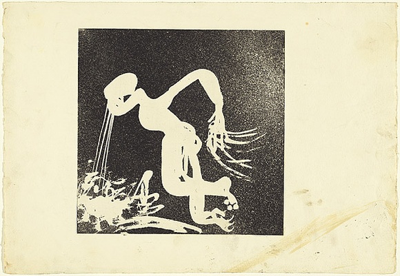 Artist: b'BOYD, Arthur' | Title: b'(White figure).' | Date: 1960-70 | Technique: b'aquatint, printed in black ink, from one plate' | Copyright: b'Reproduced with permission of Bundanon Trust' Artist: b'BOYD, Arthur' | Title: b'(White figure).' | Date: 1960-70 | Technique: b'aquatint, printed in black ink, from one plate' | Copyright: b'Reproduced with permission of Bundanon Trust'