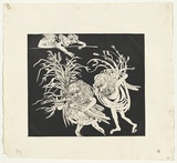 Artist: b'BOYD, Arthur' | Title: b'Old men enter carrying faggots to smoke out the women.' | Date: (1970) | Technique: b'etching and aquatint, printed in black ink, from one plate' | Copyright: b'Reproduced with permission of Bundanon Trust'