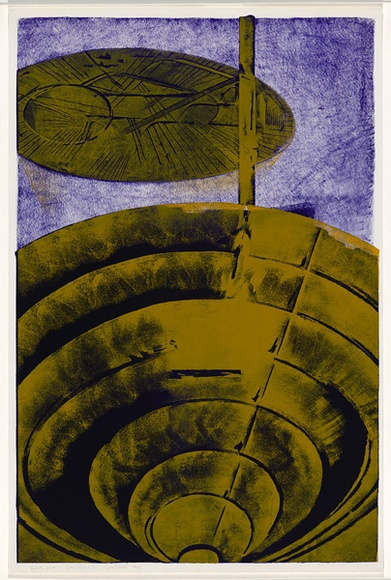 Artist: b'Stuart, Guy.' | Title: b'Cone Interior 2' | Date: 1968 | Technique: b'lithograph, printed in colour, from multiple blocks/plates' | Copyright: b'\xc2\xa9 Guy Stuart' Artist: b'Stuart, Guy.' | Title: b'Cone Interior 2' | Date: 1968 | Technique: b'lithograph, printed in colour, from multiple blocks/plates' | Copyright: b'\xc2\xa9 Guy Stuart'
