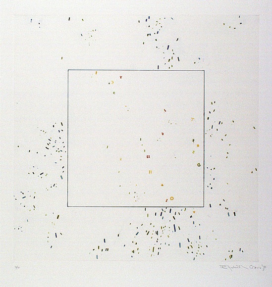 Artist: b'Cross, Elizabeth.' | Title: b'not titled.' | Date: 1970 | Technique: b'etching, printed in colour, from multiple plates' Artist: b'Cross, Elizabeth.' | Title: b'not titled.' | Date: 1970 | Technique: b'etching, printed in colour, from multiple plates'