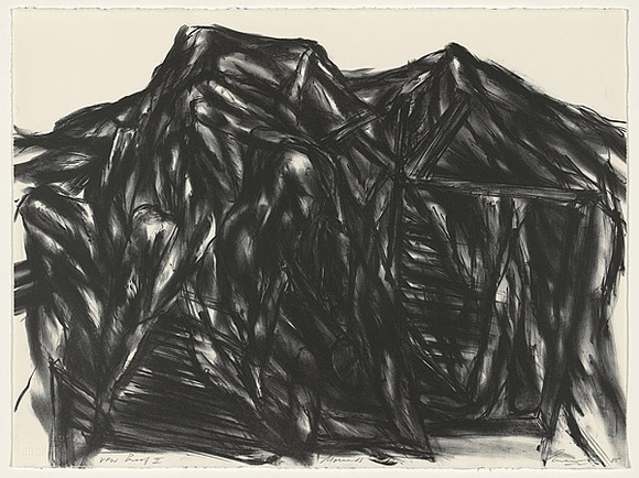 Artist: b'Lee, Graeme.' | Title: b'Mounds' | Date: 1985 | Technique: b'lithograph, printed in black ink, from one stone' Artist: b'Lee, Graeme.' | Title: b'Mounds' | Date: 1985 | Technique: b'lithograph, printed in black ink, from one stone'