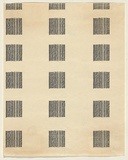 Title: Section B (Word situations) - 32 Possibilities: No. 21, 6(A) | Date: (1970-71) | Technique: typewriter