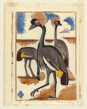 Artist: Black, Dorrit. | Title: The Paris hat. | Date: 1938 | Technique: linocut, printed in colour, from seven blocks