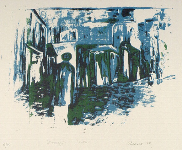 Artist: b'Shearer, Mitzi.' | Title: b'Stranger in town' | Date: 1979