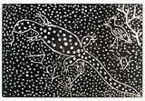 Artist: Bird, Lyndsay Mpetyane. | Title: not titled [No.53] | Date: 1990 | Technique: woodcut, printed in black ink, from one block