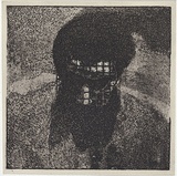 Artist: MADDOCK, Bea | Title: Head I: Etching experiment | Date: 1972 | Technique: photo-etching and aquatint