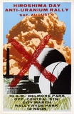 Artist: Robertson, Tom. | Title: Hiroshima Day anti-uranium rally | Date: 1977 | Technique: screenprint, printed in colour, from multiple stencils