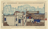 Artist: Haefliger, Paul. | Title: View of Sydney | Date: 1933 | Technique: woodcut, printed in colour, from multiple blocks