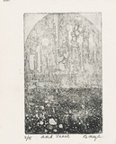 Artist: MEYER, Bill | Title: Acid vault | Date: 1969 | Technique: etching and aquatint, printed in black ink, from one plate | Copyright: © Bill Meyer