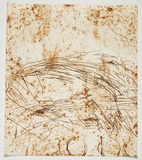 Artist: PARR, Mike | Title: Alphabet/Haemorrhage. | Date: 1992-93 | Technique: etching, printed in red ochre ink, from one plate