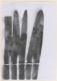 Artist: b'Azlan.' | Title: b'Osama.' | Date: 2003 | Technique: b'stencil, printed in black ink, from one stencil'