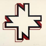 Artist: Nixon, John. | Title: (N for Nixon) | Date: c.1969 | Technique: screenprint, printed in colour, from multiple stencils