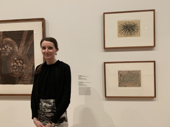 Title: Elisa deCourcy co-curator of the exhibition 'Supporting the national collection: Gordon and Marilyn Darling', National Gallery of Australia, 2026.