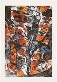 Artist: KING, Grahame | Title: not titled [Poem V] | Date: 2000, May | Technique: lithograph, printed in colour, from five stones [or plates]