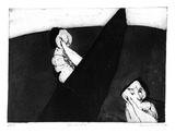 Artist: BALDESSIN, George | Title: Neighbours. | Date: 1964 | Technique: etching and aquatint, printed in black ink, from one plate