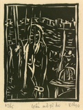 Artist: Nguyen, Tuyet Bach. | Title: Giac mo tu do [The dream of Freedom] | Date: 1990 | Technique: linocut, printed in black ink, from one block
