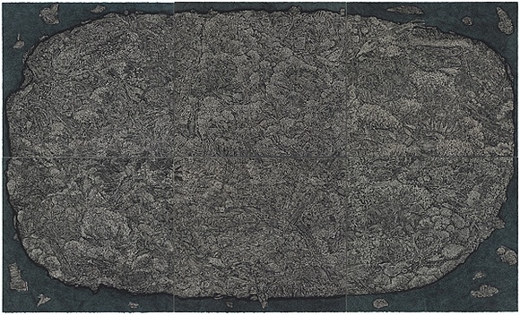 Artist: b'Kluge-Pott, Hertha.' | Title: b'Rock on a shore (6 parts)' | Date: 1997 | Technique: b'etching and drypoint' | Copyright: b'\xc2\xa9 Hertha Kluge-Pott' Artist: b'Kluge-Pott, Hertha.' | Title: b'Rock on a shore (6 parts)' | Date: 1997 | Technique: b'etching and drypoint' | Copyright: b'\xc2\xa9 Hertha Kluge-Pott'