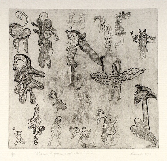 Artist: b'Shearer, Mitzi.' | Title: b'Shapes, figures and ideas 2' | Date: 1981 Artist: b'Shearer, Mitzi.' | Title: b'Shapes, figures and ideas 2' | Date: 1981