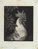 Artist: LINDSAY, Lionel | Title: The Emperor | Date: 1922 | Technique: wood-engraving, printed in black ink, from one block | Copyright: Courtesy of the National Library of Australia