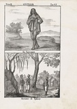 Artist: Antonelli, Giuseppe. | Title: Un Curraneii. Abitatori di Sydney. [Inhabitants of Sydney]. | Date: 1841 | Technique: lithograph, printed in black ink, from two stones