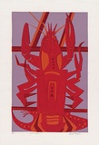 Artist: MEYER, Bill | Title: Crustacean | Date: 1968 | Technique: linocut, printed in four colours, from reduction block process | Copyright: © Bill Meyer