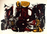 Artist: Kubbos, Eva. | Title: Summer | Date: 1963 | Technique: linocut, printed in colour, from three blocks