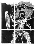 Artist: b'HANRAHAN, Barbara' | Title: b'Hermaphrodite' | Date: 1966 | Technique: b'lithograph, printed in black ink, from one plate'