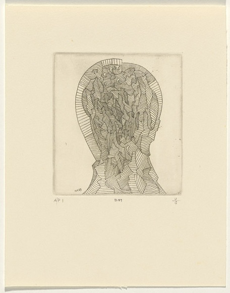 Artist: b'SELLBACH, Udo' | Title: b'not titled' | Date: 1960-80 | Technique: b'etching'
