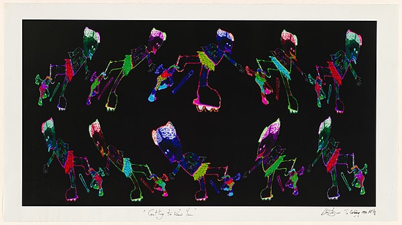 Title: b'Getting to know you' | Date: 1996 | Technique: b'digital print, printed in colour, from digital file'