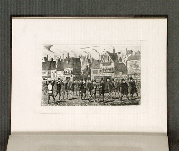 Artist: b'Coveny, Christopher.' | Title: b'Mr Pickwick carried before Mr Nupkins.' | Date: 1882 | Technique: b'etching, printed in black ink, from one plate' Artist: b'Coveny, Christopher.' | Title: b'Mr Pickwick carried before Mr Nupkins.' | Date: 1882 | Technique: b'etching, printed in black ink, from one plate'