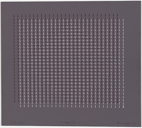 Artist: b'RIDDELL, Alan' | Title: b'The affair (a).' | Date: 1969 | Technique: b'screenprint, printed in colour, from multiple stencils' Artist: b'RIDDELL, Alan' | Title: b'The affair (a).' | Date: 1969 | Technique: b'screenprint, printed in colour, from multiple stencils'