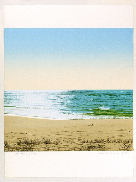 Artist: b'Rose, David.' | Title: b'Morning sea' | Date: 1975 | Technique: b'screenprint, printed in colour, from multiple stencils' Artist: b'Rose, David.' | Title: b'Morning sea' | Date: 1975 | Technique: b'screenprint, printed in colour, from multiple stencils'