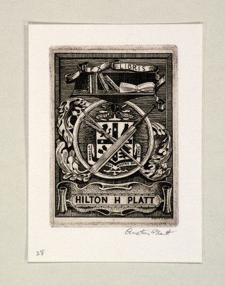 Artist: b'PLATT, Austin' | Title: b'Hilton H Platt' | Date: 1934 | Technique: b'etching, printed in black ink, from one plate' Artist: b'PLATT, Austin' | Title: b'Hilton H Platt' | Date: 1934 | Technique: b'etching, printed in black ink, from one plate'