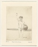 Artist: b'Hall, Wayne.' | Title: b'Farewell to this millennium' | Date: 1999, November | Technique: b'etching, printed in sepia ink, from one plate'